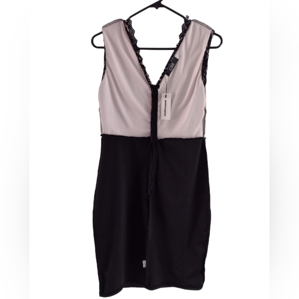 CBR Exclusive Selection sleeveless zip back black dress. Lace top NWT. L… - Picture 10 of 12